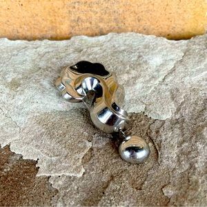 *⭐️Price Drop!⭐️* Vintage 1940s’s MONET Question Mark Pin Brooch Silver Tone